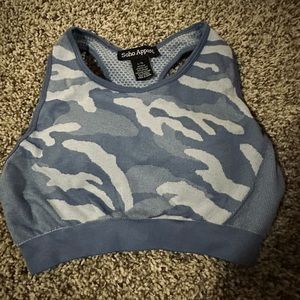 Purple Camo Sports Bra
